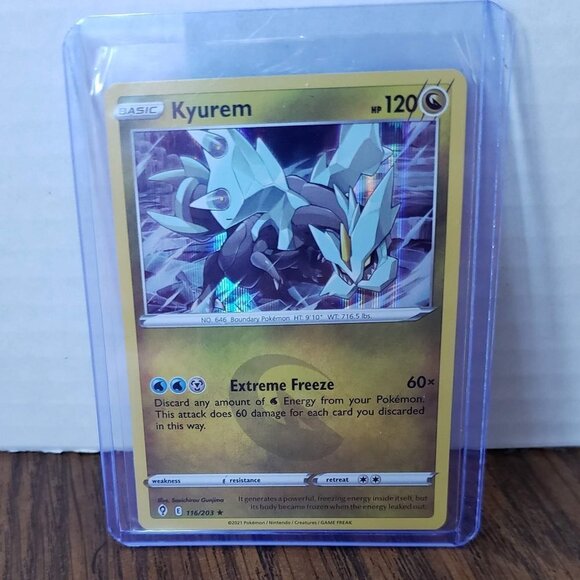 Kyurem 116/203 - Evolving Skies - Holo Rare Pokemon Card - Near Mint (NM) - Picture 1 of 3
